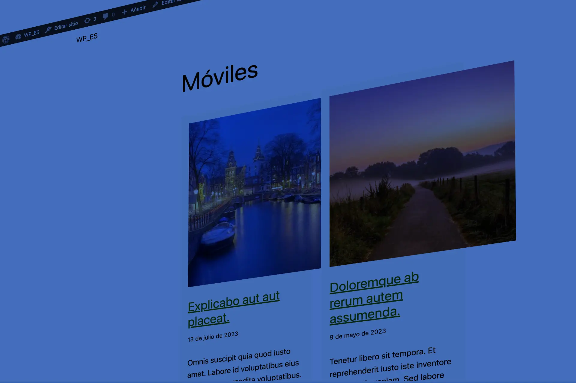 destacada Bucle de entradas en WordPress